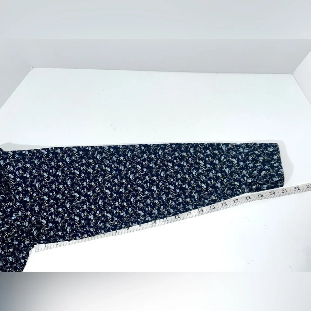 J. Crew Men's Shirt‎ Floral Button Down Navy Blue Cotton Size Medium